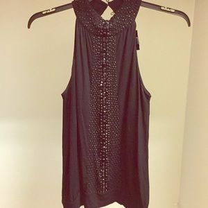Beaded halter top